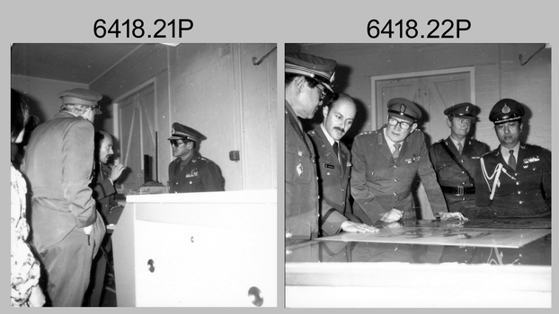 Thailand’s Director of Education Visit to the Army Survey Regiment, Fortuna Villa, Bendigo. c1977-1979.