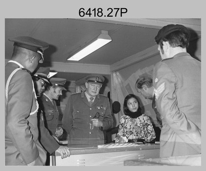 Thailand’s Director of Education Visit to the Army Survey Regiment, Fortuna Villa, Bendigo. c1977-1979.