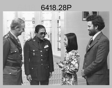 Thailand’s Director of Education Visit to the Army Survey Regiment, Fortuna Villa, Bendigo. c1977-1979.