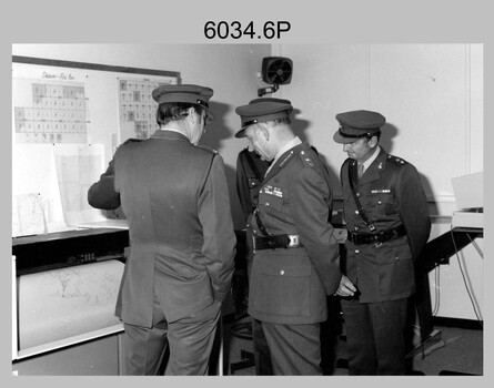 Chief of the General Staff Visit to the Army Survey Regiment, Fortuna Villa, Bendigo. 1979.