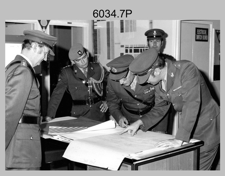 Chief of the General Staff Visit to the Army Survey Regiment, Fortuna Villa, Bendigo. 1979.
