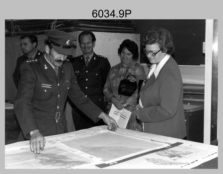 Chief of the General Staff Visit to the Army Survey Regiment, Fortuna Villa, Bendigo. 1979.