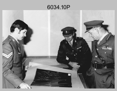 Chief of the General Staff Visit to the Army Survey Regiment, Fortuna Villa, Bendigo. 1979.