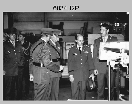Chief of the General Staff Visit to the Army Survey Regiment, Fortuna Villa, Bendigo. 1979.