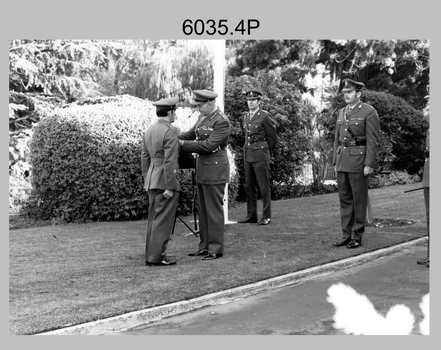 Defence Force Service Medal Presentations - Army Survey Regiment, Fortuna Villa, Bendigo. 1979.