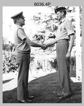 Defence Force Service Medal Presentations - Army Survey Regiment, Fortuna Villa, Bendigo. 1982.