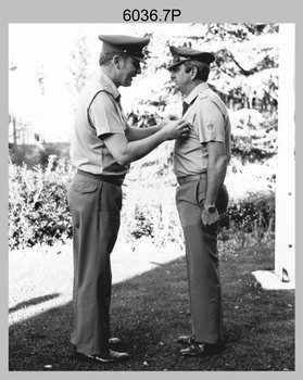 Defence Force Service Medal Presentations - Army Survey Regiment, Fortuna Villa, Bendigo. 1982.