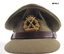 Khaki army summer uniform with peak cap.