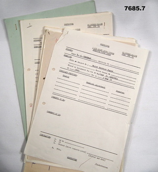 Collection of printed and handwritten documents.