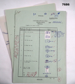 Collection of question and answer exercises on A4 paper.