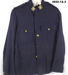 Ceremonial Officers dress - blue jacket.