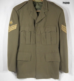 Army Service Dress - Khaki jacket.