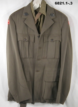 Officer's Winter Service Dress, Khaki colour.