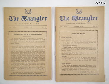 Magazine - MAGAZINE WW2, J. Lyons & Sons, "The Wrangler", c1944
