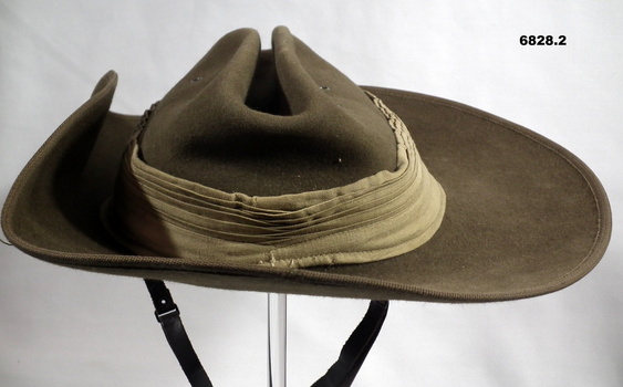 Uniform Jacket and slouch hat.