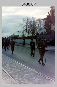 AHQ Survey Regiment Freedom of Entry Parade, Bendigo, 1970.