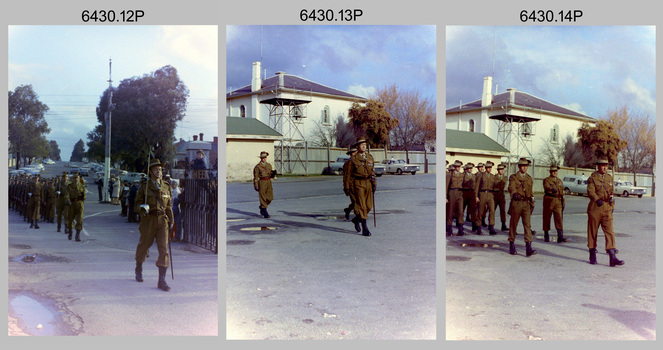 AHQ Survey Regiment Freedom of Entry Parade, Bendigo, 1970.