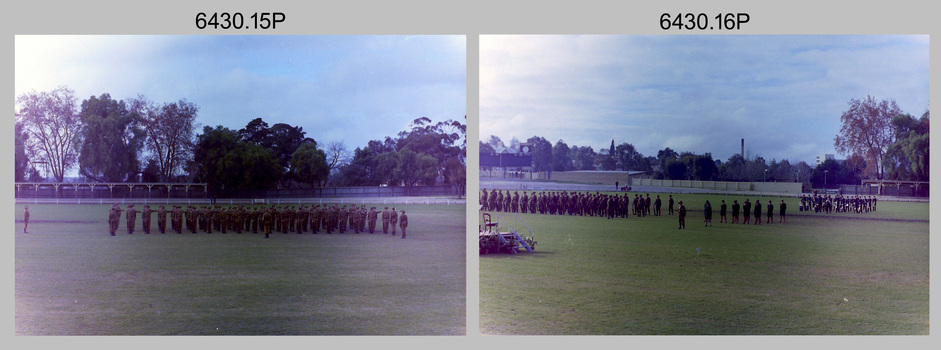 AHQ Survey Regiment Freedom of Entry Parade, Bendigo, 1970.