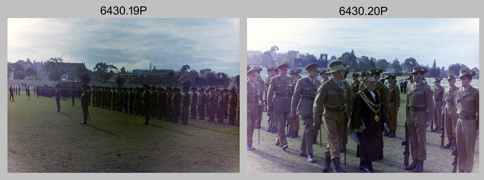 AHQ Survey Regiment Freedom of Entry Parade, Bendigo, 1970.