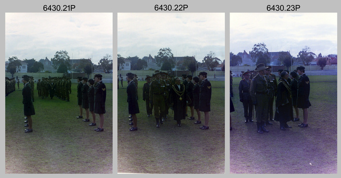 AHQ Survey Regiment Freedom of Entry Parade, Bendigo, 1970.
