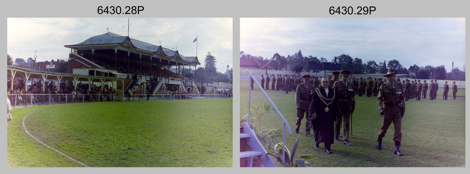 AHQ Survey Regiment Freedom of Entry Parade, Bendigo, 1970.
