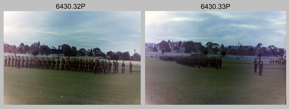 AHQ Survey Regiment Freedom of Entry Parade, Bendigo, 1970.