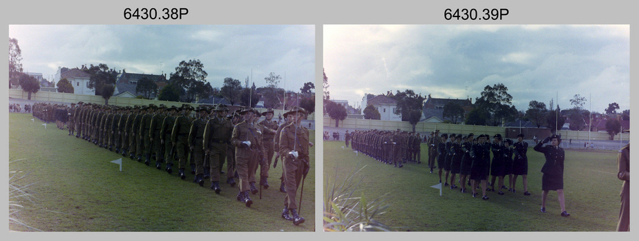 AHQ Survey Regiment Freedom of Entry Parade, Bendigo, 1970.