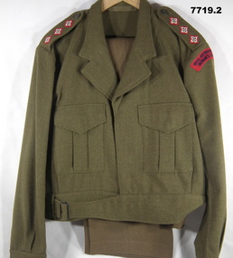 Uniform - JACKET, TROUSERS, BATTLE DRESS, ARMY, Australian Defence Industries, 1. 1977  2. 1968