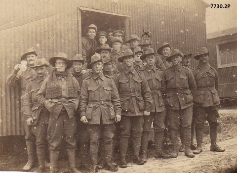 Group photo of 38th BN a soldiers.