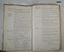 Page from the leather folder of minutes.