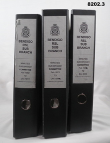 Three folders of BRSL committee minutes