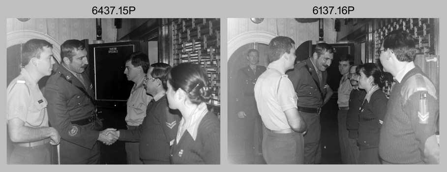 RSM-Army Visit to the Army Survey Regiment Fortuna, Bendigo. 1989.