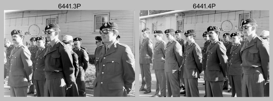 Group Photos of Litho Sqn personnel, Army Survey Regiment, Fortuna Villa, Bendigo. 1990.