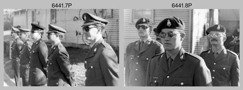 Group Photos of Litho Sqn personnel, Army Survey Regiment, Fortuna Villa, Bendigo. 1990.