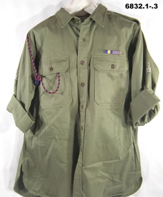 Jungle Green Uniform with Hat and belt.