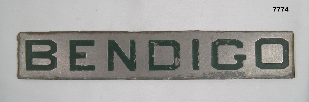 HMAS BENDIGO STEP WAY GANGWAY SIGN.