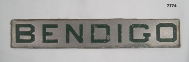 HMAS BENDIGO STEP WAY GANGWAY SIGN.