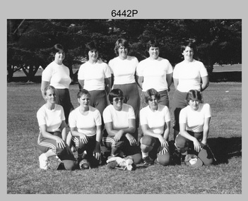 Army’s Inter-Service Softball Team, Victoria, 1981.