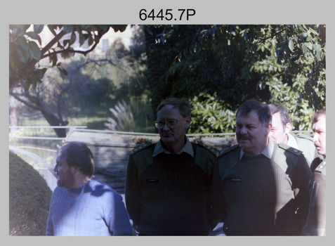 Group Photos of Army Survey Regiment Officers, Fortuna Villa, Bendigo. c1986.