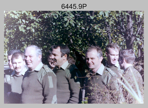 Group Photos of Army Survey Regiment Officers, Fortuna Villa, Bendigo. c1986.