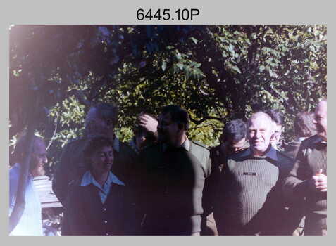 Group Photos of Army Survey Regiment Officers, Fortuna Villa, Bendigo. c1986.