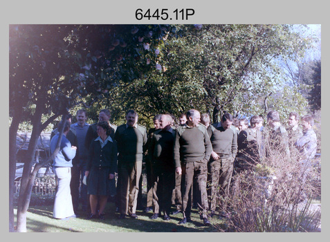 Group Photos of Army Survey Regiment Officers, Fortuna Villa, Bendigo. c1986.