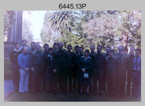 Group Photos of Army Survey Regiment Officers, Fortuna Villa, Bendigo. c1986.