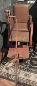 Three wheeled mobility wheel chair..
