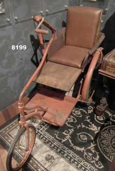 Three wheeled mobility wheel chair.
