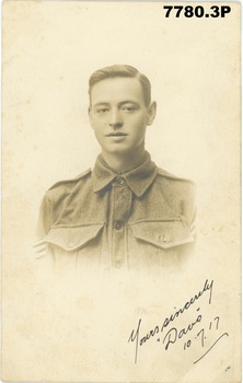 Davidson, Robert Sergeant 3379 57th Btn. Series of six postcards from the album of Edgard Dawson DCM