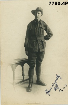 Lyndon, Herbert Roy 4532 57th Btn. Series of six postcards from the album of Edgard Dawson DCM