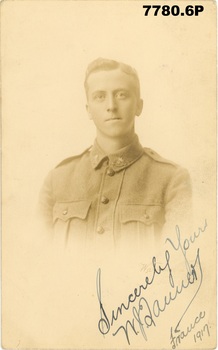 Tanner, Walter John 4620 57th Btn. Series of six postcards from the album of Edgard Dawson DCM