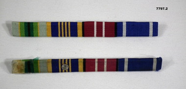 Australian series of Service Medals - ribbons.