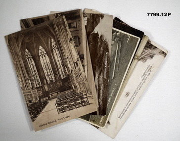 Series of postcards from various English towns.